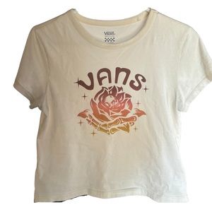 Vans crew cropped tshirt